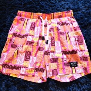 Wesc mens permanent vacation swim‎ trunks size large